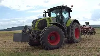 Ameublisseur GUILBART 4 metres   14 dents - CLAAS Axion 840
