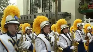 Bands parade before Camping World Bowl