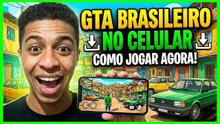 BAIXEI O GTA SAN ANDREAS 100% BRASILEIRO NO EMULADOR! (Rodando Liso no Android)