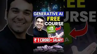 FREE AI Courses (Worth ₹10 Lacs) by NVIDIA&nbsp;🤯🔥 #shorts
