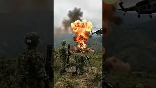 &iexcl;IMPACTO TOTAL! 🚀 Soldados vs Helic&oacute;pteros de Guerra #Shorts #army #acci&oacute;n