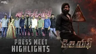 KGF Chapter 2 Press Meet Highlights | Rocking Star Yash | Prashanth Neel | Vaaraahi Chalana Chitram