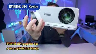 🔥#BYINTEK U14 Projector Electronics Product Blogger Review📦#Smart Projector, 1080P Full HD Projector