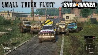 All Small Truck Fleet New SnowRunner Phase 8 Gameplay Update/DLC Crocodile F750 Actaeon Warthog 805