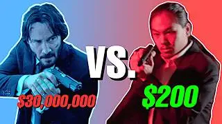 How To Shoot a JOHN WICK Style Fight Scene - Low Budget Action Filmmaking