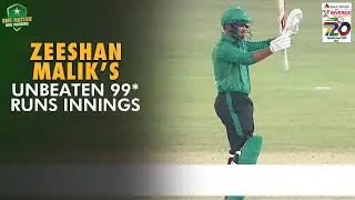 Zeeshan Malik's Iconic 9️⃣9️⃣* Runs | Rawalpindi vs Hyderabad | M 24 | National T20 Cup 2025 M2L1