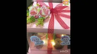 Baby shower trendy gift box #shorts #short #youtoub #cakebox #DIYcakebox