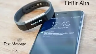 Fitbit Alta Text Message Display Issue
