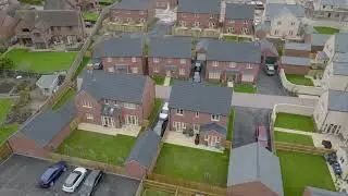 Launton Mews, Launton Aerial Drone Footage, February 2022