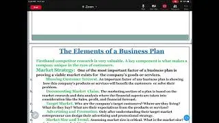 Entrepreneurship lecture 4 - crafting a business plan part 1 | Commuting Commerce