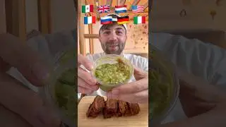 Chicharo 🥓 nmukbang with sauce  from different countries #mukbang #asmr #chicharon #shorts
