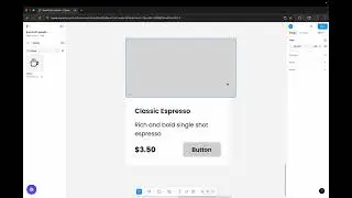 Creating a low fidelity product card component in Figma