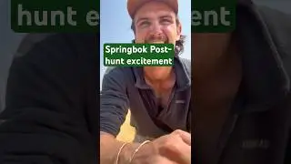 Springbok Hunt Success in Namibia 🎯 | Excitement After the Shot #africahunting #namibia #springbok