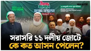 🔴LIVE :  জামায়াত জোটে কে কত আসন পেলেন?  | Daily Sangram
