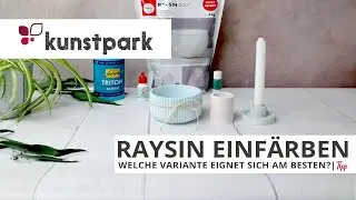 Raysin & Keraflott einf&auml;rben - mit Farbpigmenten, Acrylfarbe oder wie? 🧐