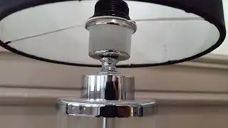 Glide Camlı Eskitme Siyah Şapkalı Yatak Odası Modern Abajur K&uuml;&ccedil;&uuml;k Boy