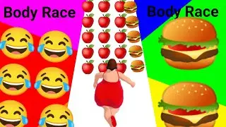 Body race game | gameplay | gaming Running |Body  race gaming🍔🍔🍔🍔🍔🍔
