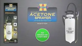 Hudson Acetone Sprayer Overview