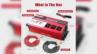 FURFAST 1000W Peak Pure Sine Wave Power Inverter