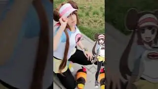 pokemon || poke girls (cosplayers) singing hare hare ya 💖 #pokemon #short #girls #harehareya