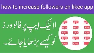 how to increase followers on likee app