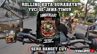 Keliling kota Surabaya bersama YVCI #motovlog #motovlogger #riding #youtube #youtuber