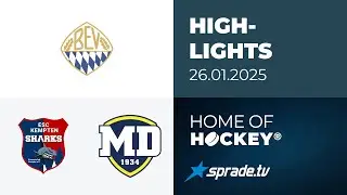 26.01.2025 - Highlights - ESC Kempten vs. Schweinfurt Mighty Dogs