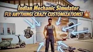 Welcome to my garage Indian mechanic simulator || Indian mechanic simulator || nooby gamer 
