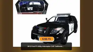 2015 Ford PI Utility Interceptor CHP California Highway Patrol 1/18 Diecast Model Car by Motormax