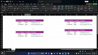 Excel Basics in Hindi | Cell Formatting, Row Height, Column Width & Data Entry Form