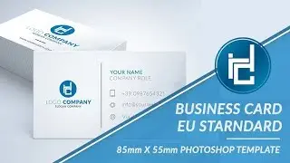 BUSINESS CARD &ndash; TEMPLATE PSD 85MM X 55MM