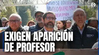 Ibero Puebla marcha por su profesor: fue visto por última vez en el aeropuerto de Monterrey