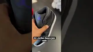 The AIR JORDAN SPACE JAM MID IN HAND