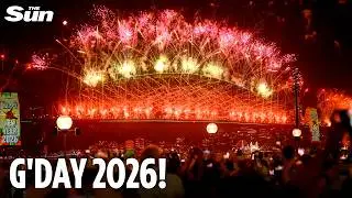 Sydney brings in the New Year with massive fireworks display