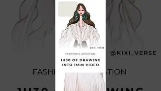 1h30 of drawing into 1min video @RalphLauren