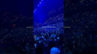 Stockholm wins the best crowd award #billieeilish #concert #stockholm