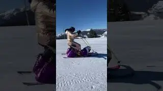 Send this to a friend you want to try this with⛷🏂 #ski #skiing #snowboard #snowboarding #shorts #fyp