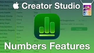 Apple Numbers: важные изменения и новые функции в  Creator Studio