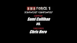 NWA Force 1 Pro Wrestling: Chris Hero (Kassius Ohno) vs. Sami Callihan 4/30/10