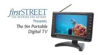 Portable Digital 9 Inch TV, Never Miss A Show Again!