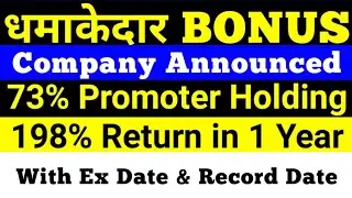 Bonus | company announced bonus | Upcoming bonus stocks | Bonus july 2022 @Stock Leader