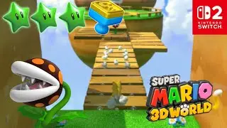 [Super Mario 3D World] WORLD 1-3 Mount Beanpole