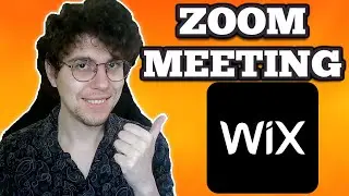 How To Add Zoom Meeting To WIX (Integrate Zoom)