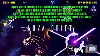 Nova Drift: [PC] - Control an endlessly evolving bio-mechanical ship.