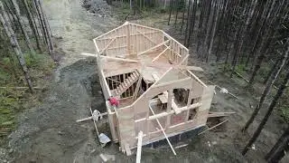 Building Remote Cabin From Scratch | Framing