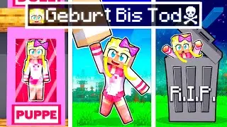 GEBURT bis TOD als PUPPE! ✿ Minecraft