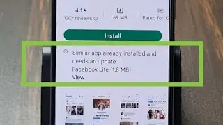 Similar App Already Installed And Needs An Update Kya Hai | In Hindi
