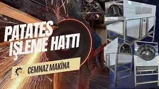 PATATES İŞLEME HATTI MAKİNELERİ İMALATI SATIŞI KURULUMU TEKNİK DESTEK HİZMETLERİ