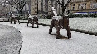 First Snowfall of the Season in Bradford | West Yorkshire, UK