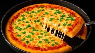 I have never eaten such delicious eggs❗Egg and tomato pizza ❗ without oven❗Breakfast or dinner
